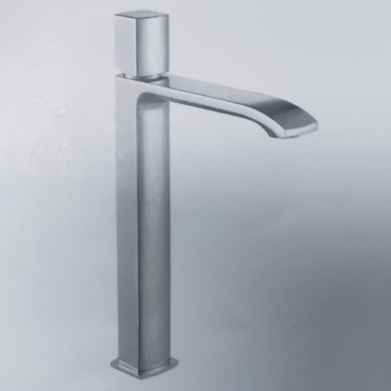 IMPALLI Miscelatore Lavabo Bagno Alto Con Maniglia Rubinetto Bagno Lavabo Finitura Cromo Con Piletta Click Clack 1'' 1/4 Con Troppo Pieno E Flessibili Inclusi Rubinetto Lavandino Bagno Serie 21/23