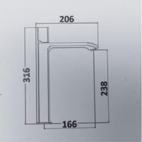 IMPALLI Miscelatore Lavabo Bagno Alto Con Maniglia Rubinetto Bagno Lavabo Finitura Cromo Con Piletta Click Clack 1'' 1/4 Con Troppo Pieno E Flessibili Inclusi Rubinetto Lavandino Bagno Serie 21/23