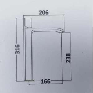 IMPALLI Miscelatore Lavabo Bagno Alto Con Maniglia Rubinetto Bagno Lavabo Finitura Cromo Con Piletta Click Clack 1'' 1/4 Con Troppo Pieno E Flessibili Inclusi Rubinetto Lavandino Bagno Serie 21/23
