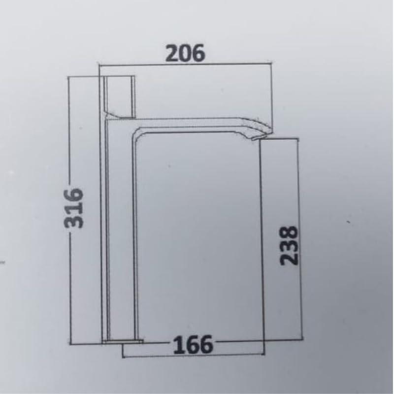 IMPALLI Miscelatore Lavabo Bagno Alto Con Maniglia Rubinetto Bagno Lavabo Finitura Cromo Con Piletta Click Clack 1'' 1/4 Con Troppo Pieno E Flessibili Inclusi Rubinetto Lavandino Bagno Serie 21/23