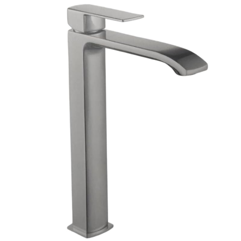 IMPALLI Miscelatore Lavabo Bagno Alto Con Leva Rubinetto Bagno Lavabo Finitura Cromo Con Piletta Click Clack 1'' 1/4 Con Troppo Pieno E Flessibili Inclusi Rubinetto Lavandino Bagno Serie 21/23