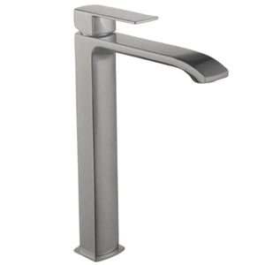 IMPALLI Miscelatore Lavabo Bagno Alto Con Leva Rubinetto Bagno Lavabo Finitura Cromo Con Piletta Click Clack 1'' 1/4 Con Troppo Pieno E Flessibili Inclusi Rubinetto Lavandino Bagno Serie 21/23