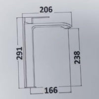 IMPALLI Miscelatore Lavabo Bagno Alto Con Leva Rubinetto Bagno Lavabo Finitura Cromo Con Piletta Click Clack 1'' 1/4 Con Troppo Pieno E Flessibili Inclusi Rubinetto Lavandino Bagno Serie 21/23