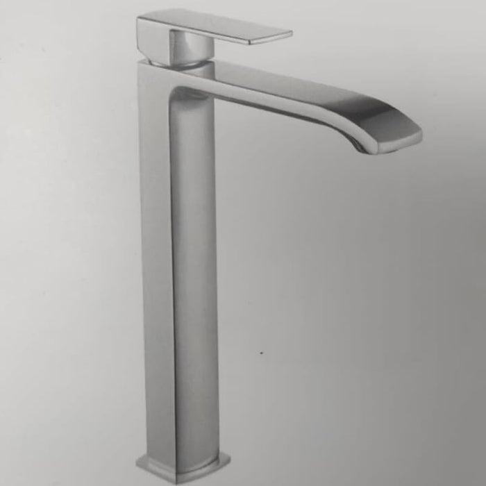 IMPALLI Miscelatore Lavabo Bagno Alto Con Leva Rubinetto Bagno Lavabo Finitura Cromo Con Piletta Click Clack 1'' 1/4 Con Troppo Pieno E Flessibili Inclusi Rubinetto Lavandino Bagno Serie 21/23