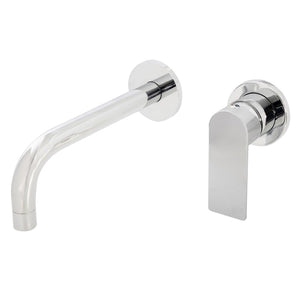 IMPALLI Miscelatore Lavabo Bagno A Incasso Rubinetto Bagno Lavabo Finitura Cromo Completo Di Piletta Click Clack 1'' 1/4 E Troppo Pieno Miscelatore A Muro Serie 18