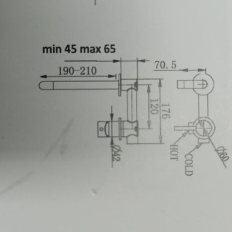 IMPALLI Miscelatore Lavabo Bagno A Incasso Rubinetto Bagno Lavabo Finitura Cromo Completo Di Piletta Click Clack 1'' 1/4 E Troppo Pieno Miscelatore A Muro Serie 18