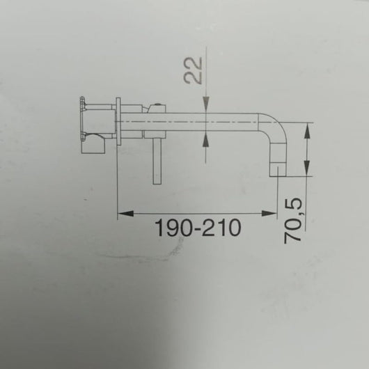 IMPALLI Miscelatore Lavabo Bagno A Incasso Con Deviatore Rubinetto Bagno Lavabo Con Piletta Click Clack 1'' 1/4 Inclusa Miscelatore Bagno Lavabo Serie HH (NERO OPACO)