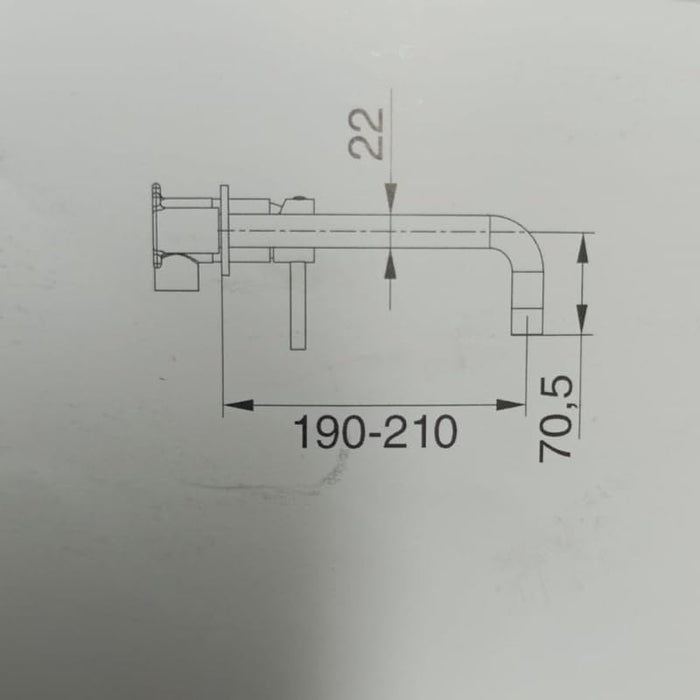 IMPALLI Miscelatore Lavabo Bagno A Incasso Con Deviatore Rubinetto Bagno Lavabo Con Piletta Click Clack 1'' 1/4 Inclusa Miscelatore Bagno Lavabo Serie HH (NERO OPACO)