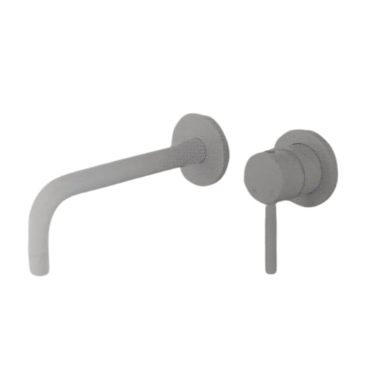 IMPALLI Rubinetto Bagno Lavabo A Incasso Miscelatore Lavabo Bagno Elegante Miscelatore A Muro Serie Mm Con Piletta Click Clack 1'' 1/4 Inclusa Serie MM (BIANCO OPACO)