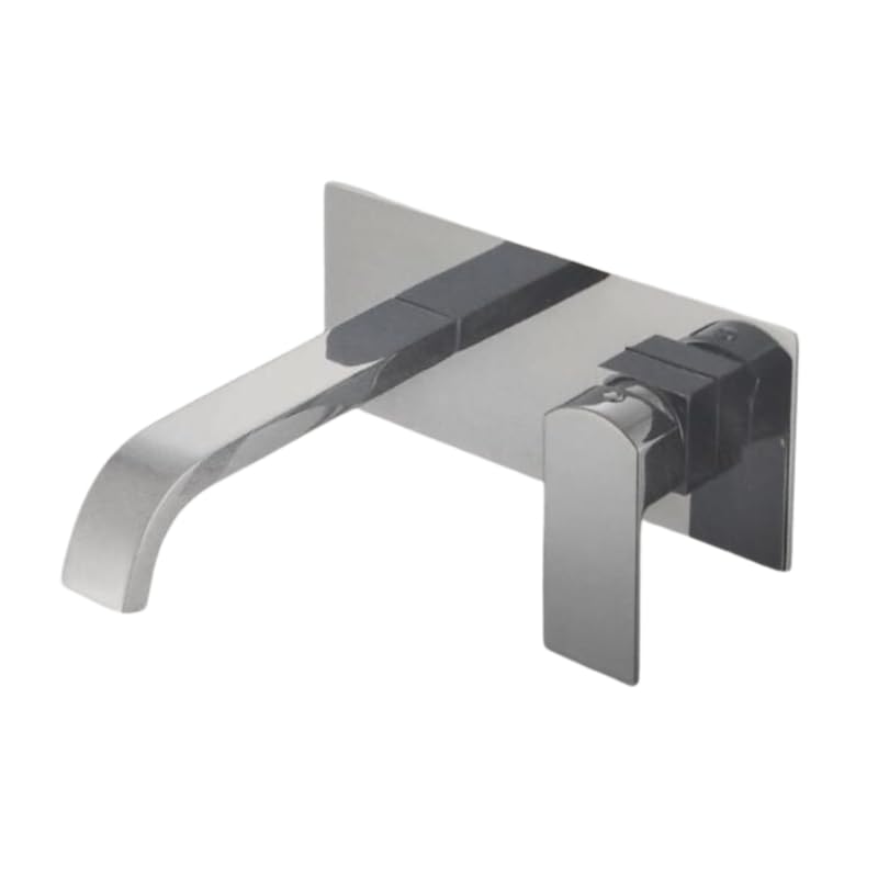 IMPALLI Miscelatore Lavabo Bagno A Incasso Rubinetto Bagno Lavabo Con Piastra Unica E Box Facile Installazione Rubinetto Lavandino Bagno Finitura Cromo Serie 21/23