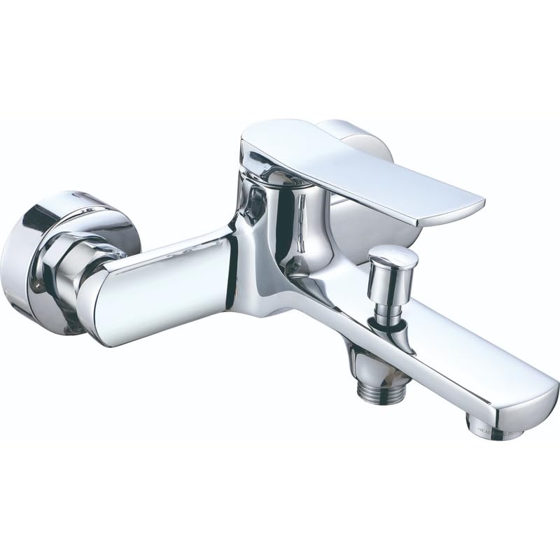 IMPALLI Miscelatore Vasca Da Bagno Completo Di Kit Doccia Flessibile Supporto E Doccetta Multigetto Miscelatore Vasca Finitura Cromata Serie LM