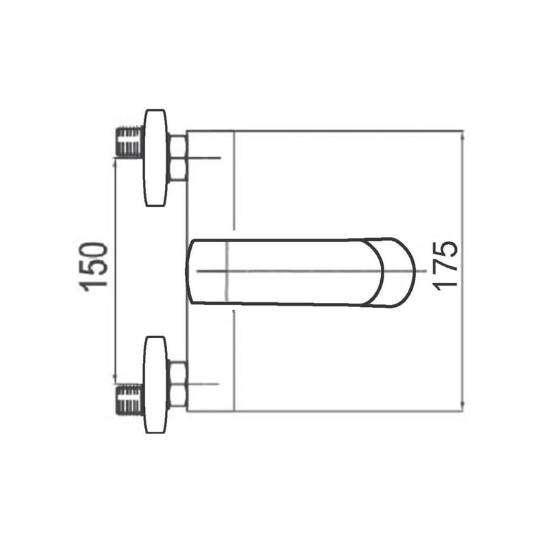 IMPALLI Miscelatore Vasca Da Bagno Completo Di Kit Doccia Flessibile Supporto E Doccetta Multigetto Miscelatore Vasca Finitura Cromata Serie LM