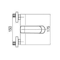 IMPALLI Miscelatore Vasca Da Bagno Completo Di Kit Doccia Flessibile Supporto E Doccetta Multigetto Miscelatore Vasca Finitura Cromata Serie LM