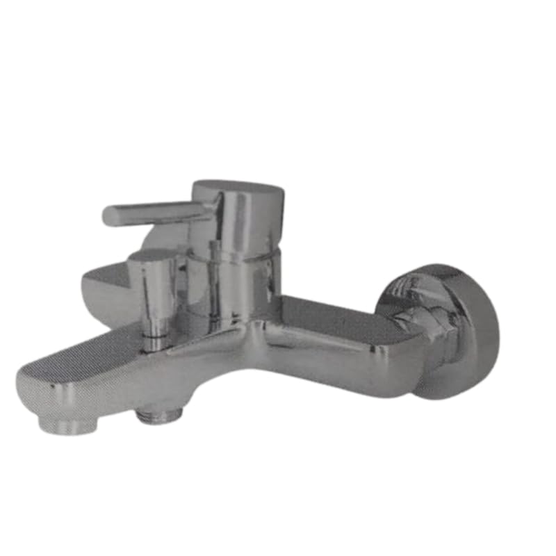 IMPALLI Miscelatore Vasca Da Bagno Completo Di Kit Con Flessibile Supporto E Doccia Multi Getto Doccia Rubinetto Vasca Serie MM (CROMO)