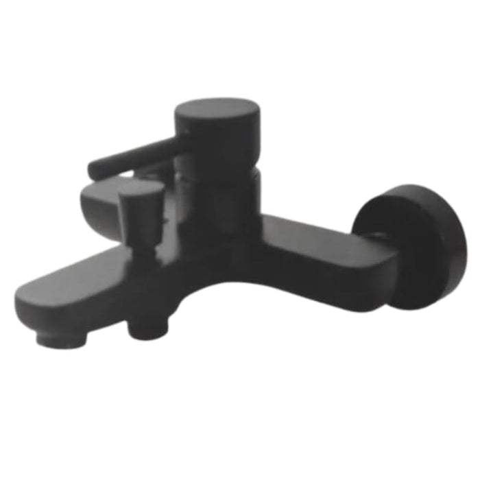 IMPALLI Miscelatore Vasca Da Bagno Completo Di Kit Con Flessibile Supporto E Doccia Multi Getto Doccia Rubinetto Vasca Serie MM (NERO OPACO)