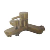 IMPALLI Miscelatore Vasca Da Bagno Completo Di Kit Con Flessibile Supporto E Doccia Multi Getto Doccia Rubinetto Vasca Serie MM (OTTONE ANTICO)