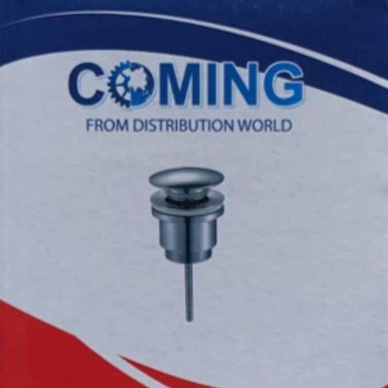 IMPALLI Piletta Lavabo Bagno 1'' 1/4 Drenaggio Efficiente E Rapido Piletta Bidet Con Tappo Cromato Piletta Click Clack Chiusura Ermetica