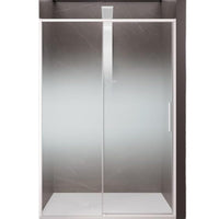 IMPALLI Box Doccia Angolare H200 Cm A Nicchia Estensibile 77,5-79 Cm 157-160 Cm Anta Fissa E Scorrevole Cristallo Temperato 6 Mm Finitura Cristallo Sfumato (BIANCO OPACO 80X160)