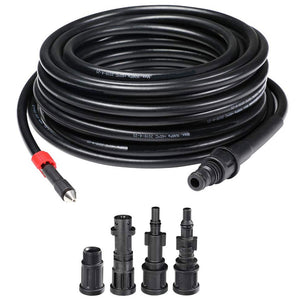 Micro Sonda PVC Sturatubi per Idropulitrice 15 metri con 4 Adattatori inclusi