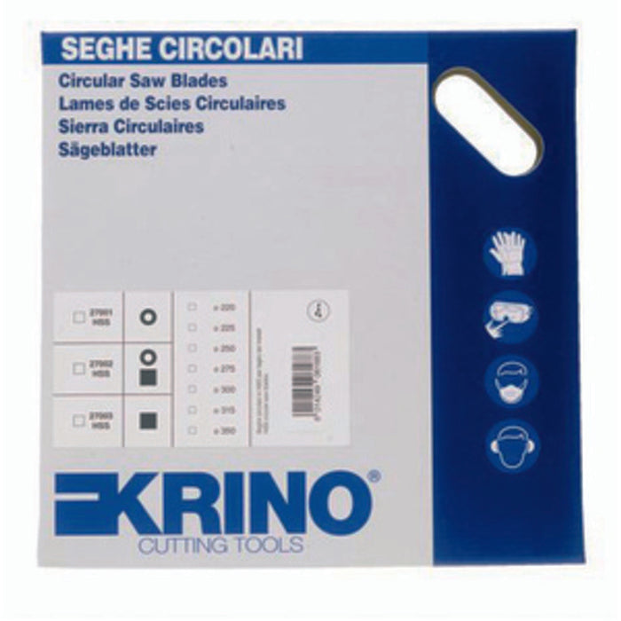 Krino cutting tools  disco da taglio in acciaio HSS MM.: 250