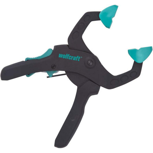 Morsetto a Cricchetto Forza di Serraggio Regolabile Wolfcraft Formato: 60 cm