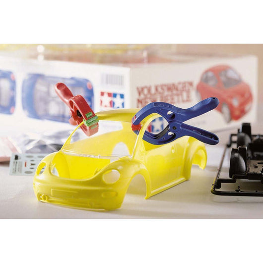 Set 6 Morsetti a Molla Mini 20 mm Portachiavi Wolfcraft