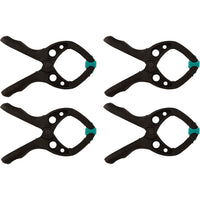 Set 4 Morsetti a Molla Mini 30 mm Nero Wolfcraft