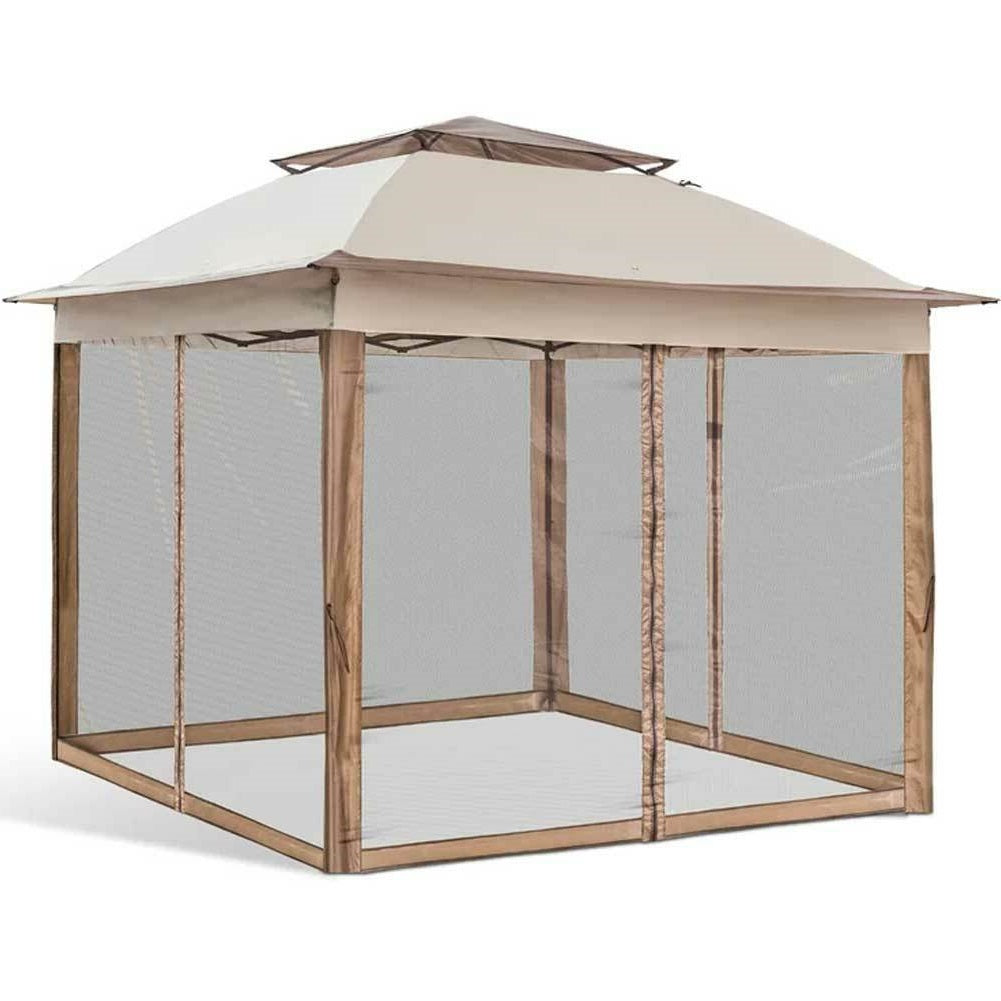 Gazebo da Giardino Pieghevole 3x3 con Zanzariere, Air Vent e Borsa per trasporto