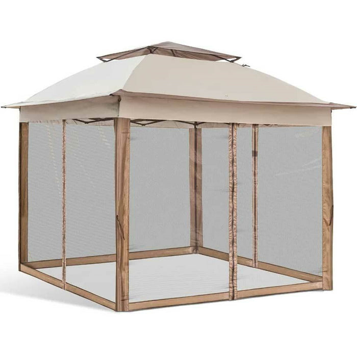 Gazebo da Giardino Pieghevole 3x3 con Zanzariere, Air Vent e Borsa per trasporto