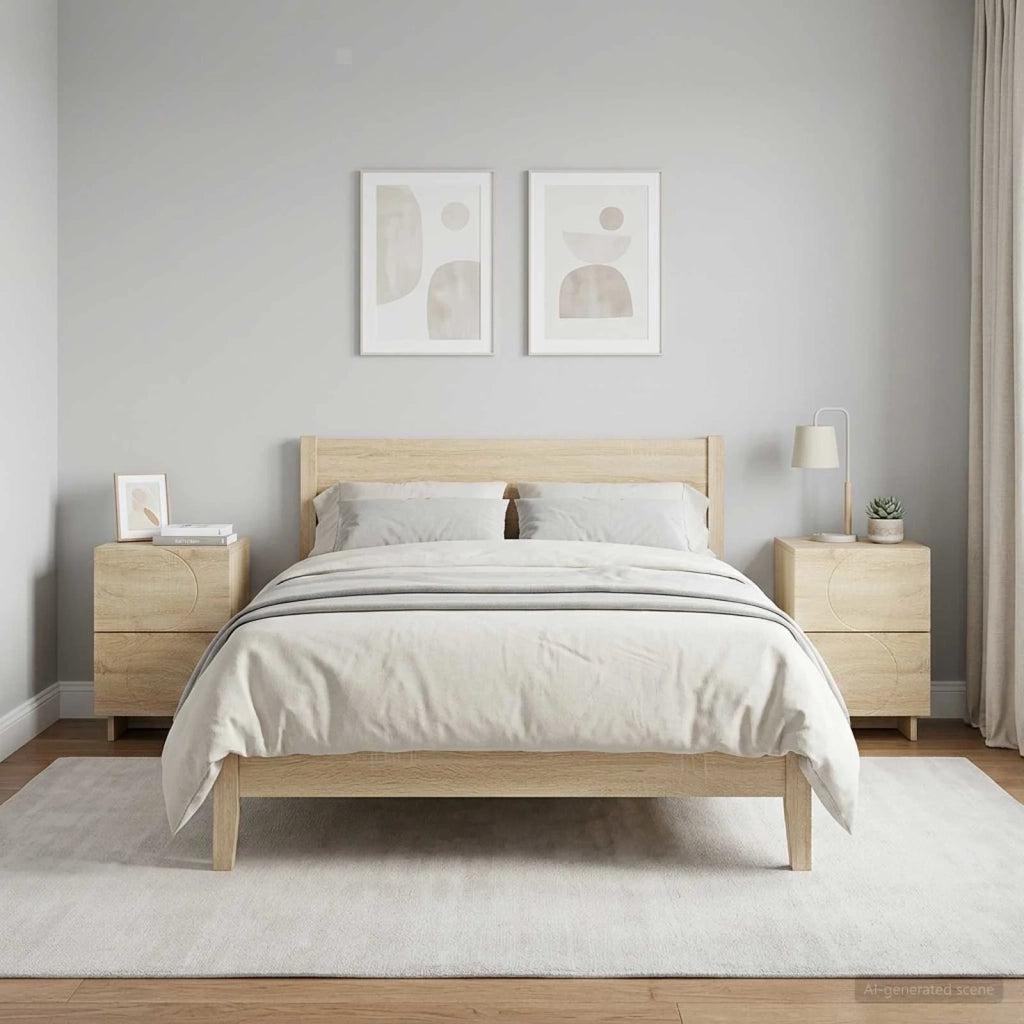 Armadio da Notte 2 pz Rovere Sonoma 33,5 x 34,5 x 50 cm 8011392