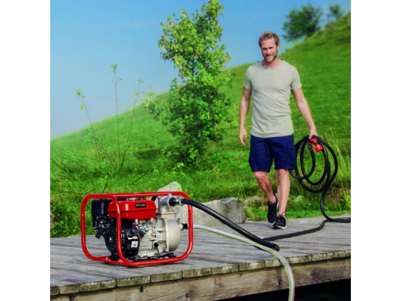 Motopompa Einhell GE-PW 46 con motore a scoppio prevalenza max 26m