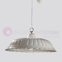 POMARANCE Saliscendi Ceramica Bianca d. 42 Rustica Country