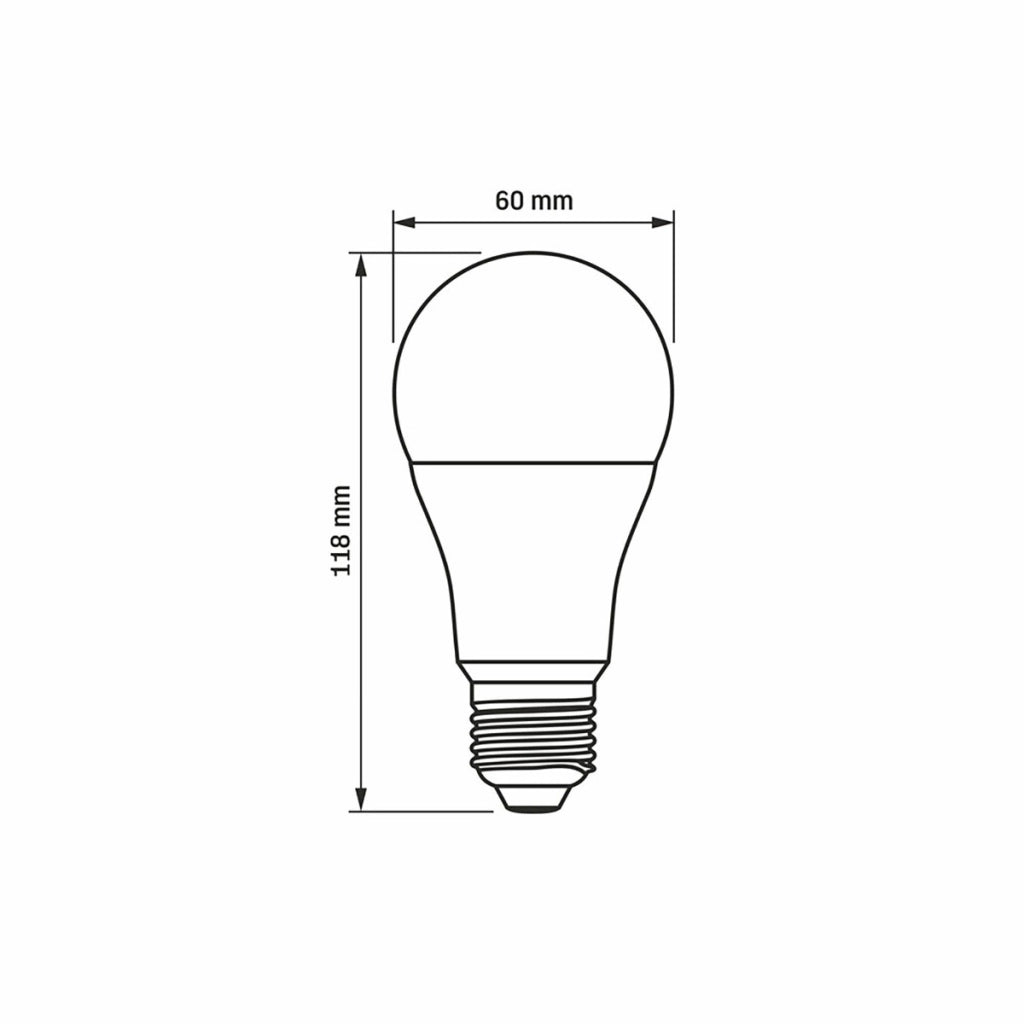 Lampadina LED A60 E27 12W 6000K 1180lm bianca Videx