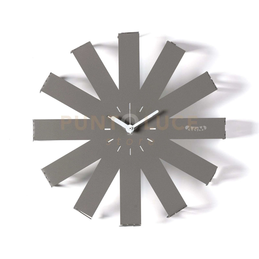 Orologio da parete di design Lumor Fango,bianco marmo
