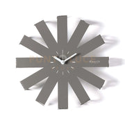 Orologio da parete di design Lumor Fango,bianco marmo