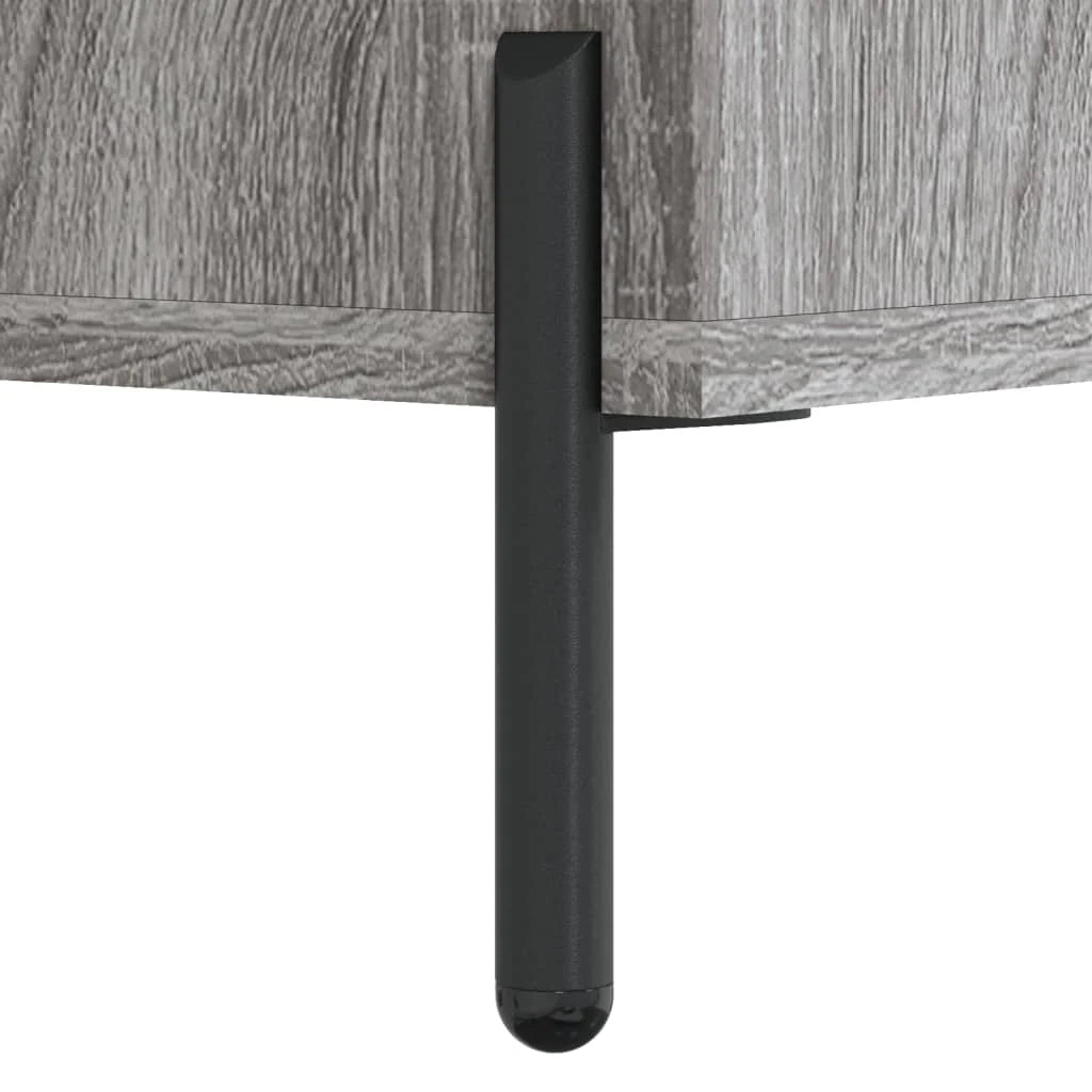 Mobile TV multimediale mensola TV credenza TV sala da pranzo soggiorno camera da letto Sonoma 80 x 36 x 50 cm legno ingegnerizzato grigio 02_0028469