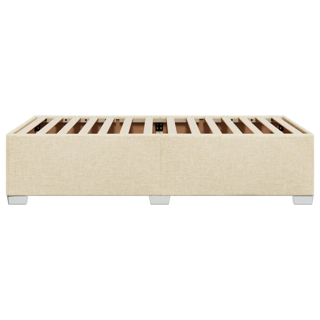 Giroletto senza Materasso Crema 90x200 cm in Tessuto