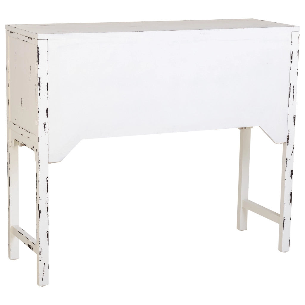 Console in legno laccato bianco 120x40x102h cm