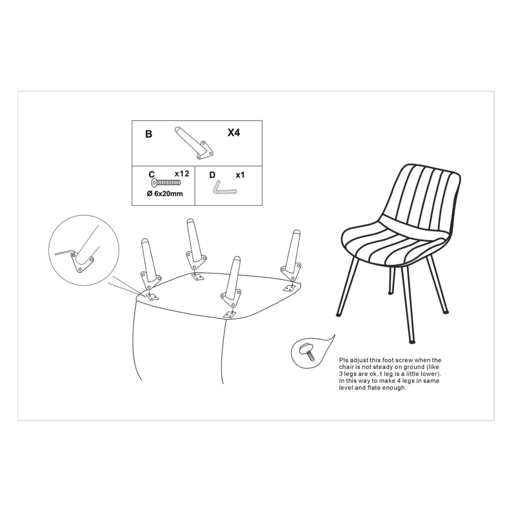Poltroncina Ribe, Poltrona set da 2, 51x59x79h cm Nero