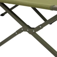Set da Campeggio Tenda Letto 2 Persone Materasso Gonfiabile con Borsa per il Trasporto Polietilene Verde