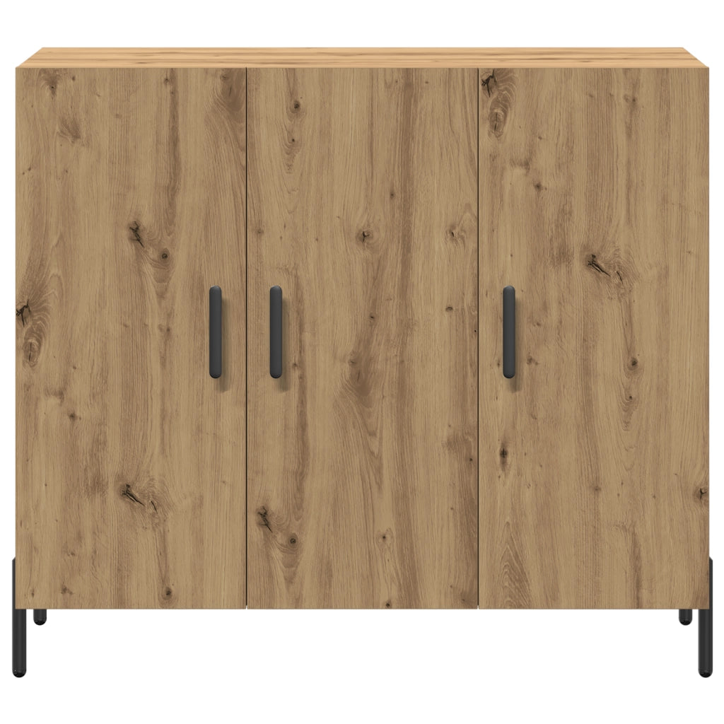 Credenza Artisan in Rovere 90x34x80 cm Legno Ingenerizzato