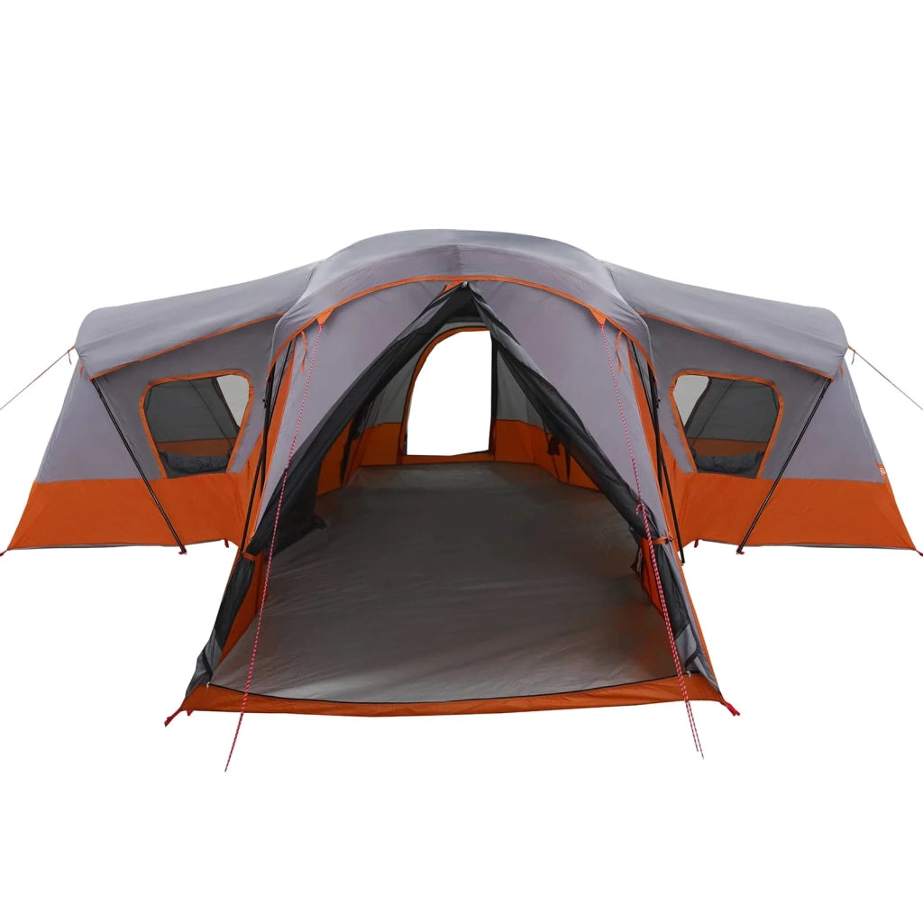 Tenda Familiare Grigio e arancione 610 x 610 x 210 cm