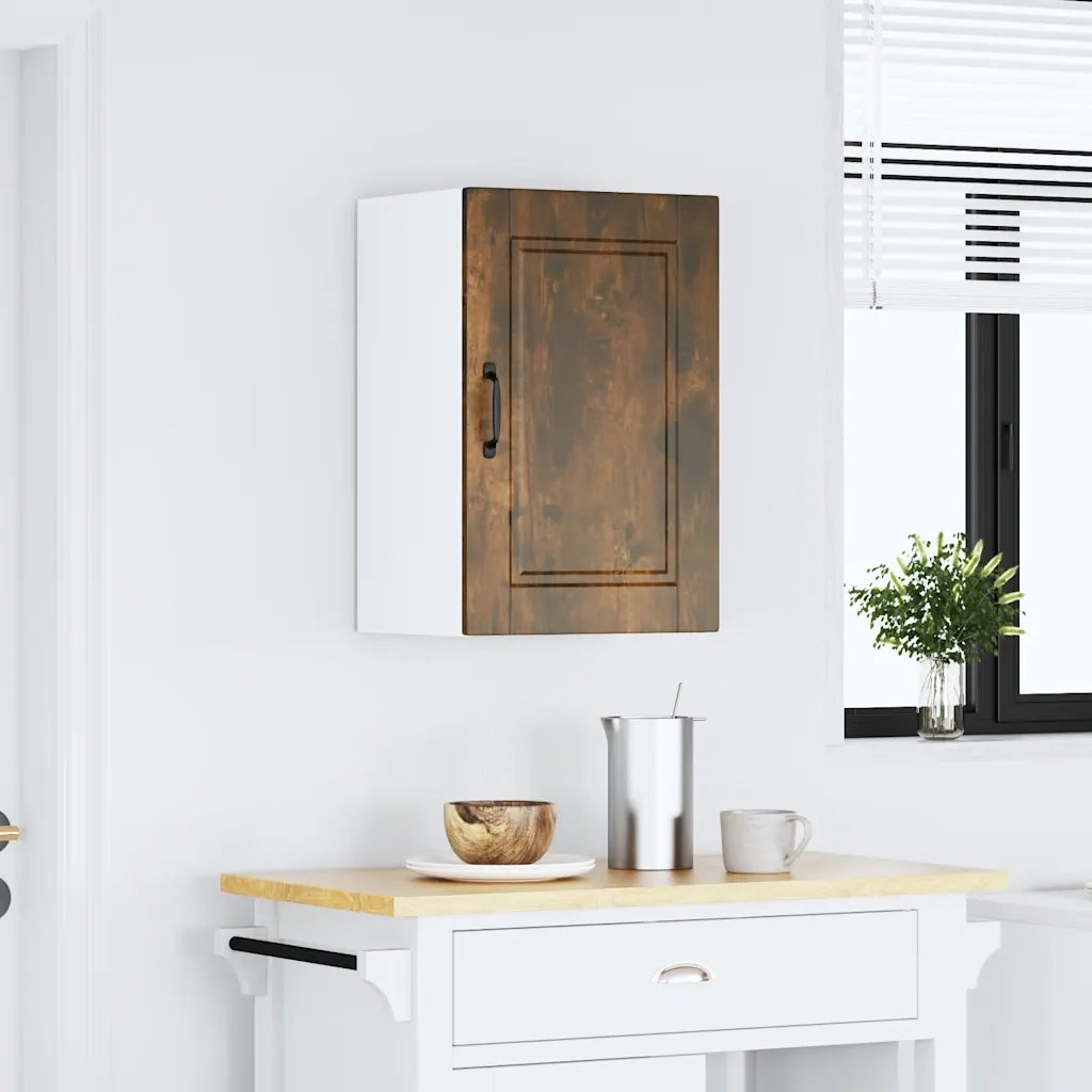 Pensile da Cucina | Mobile da Cucina Porto Rovere Fumo in Legno Multistrato