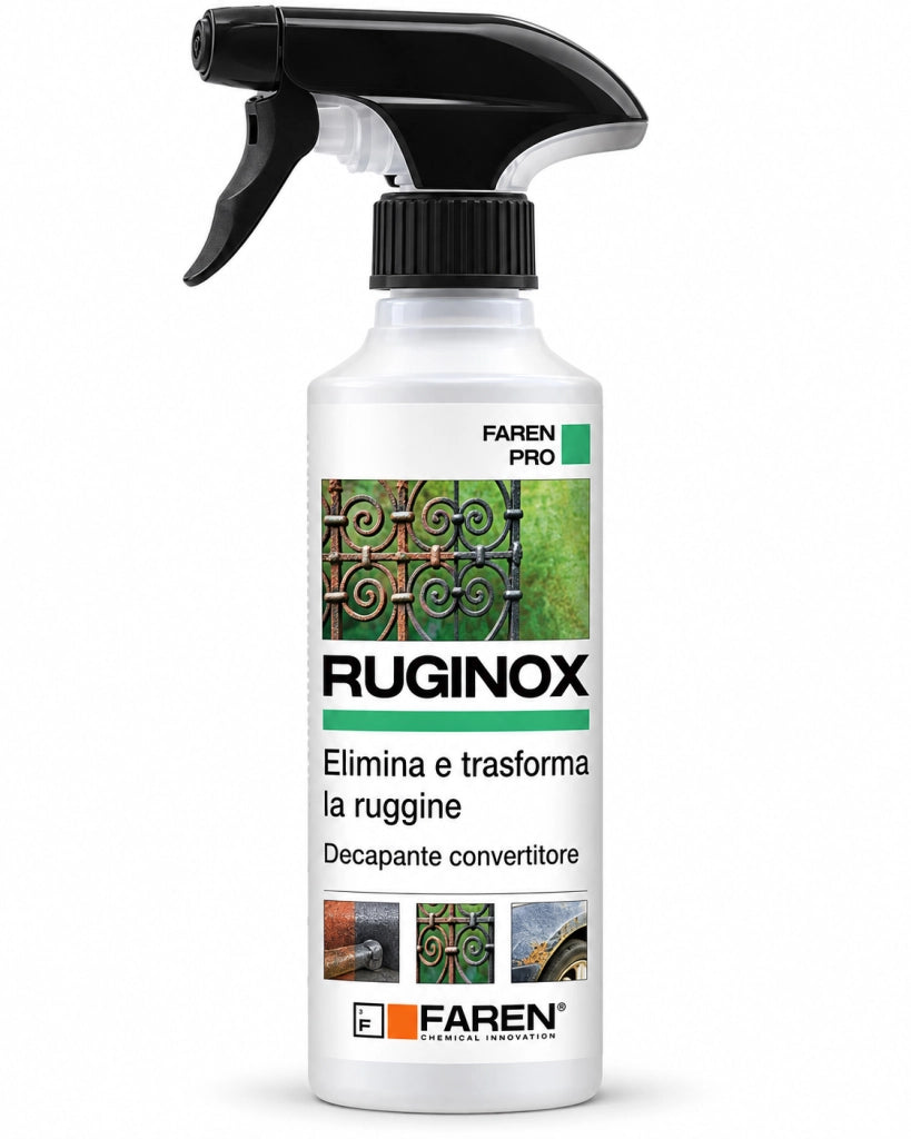Convertitore di Ruggine Faren Ruginox Spray 250 ml rimuove ossidazioni