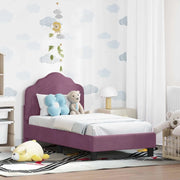 Struttura letto per bambini con testata-Giroletto per bambini Viola 70 x 140 cm 588171