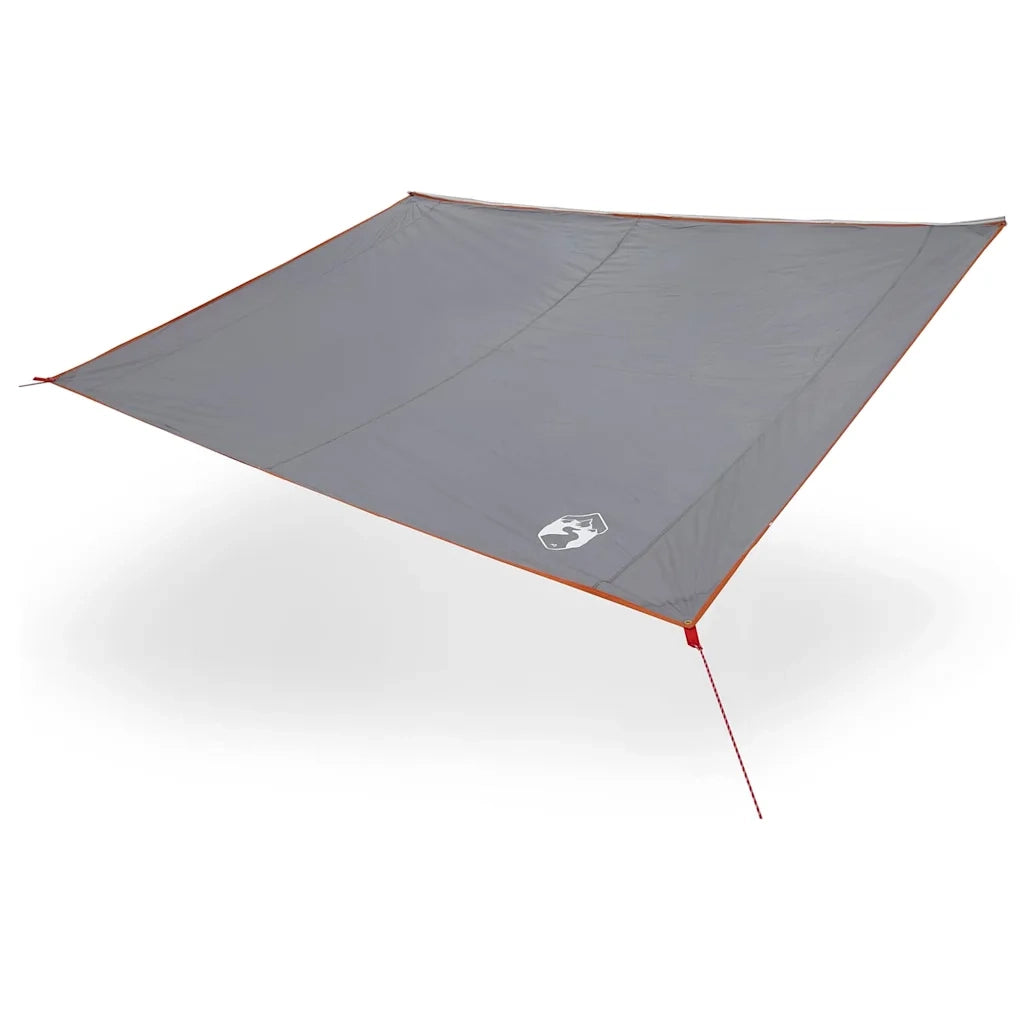 vidaXL Tarp resistente all'acqua Grigio e arancione