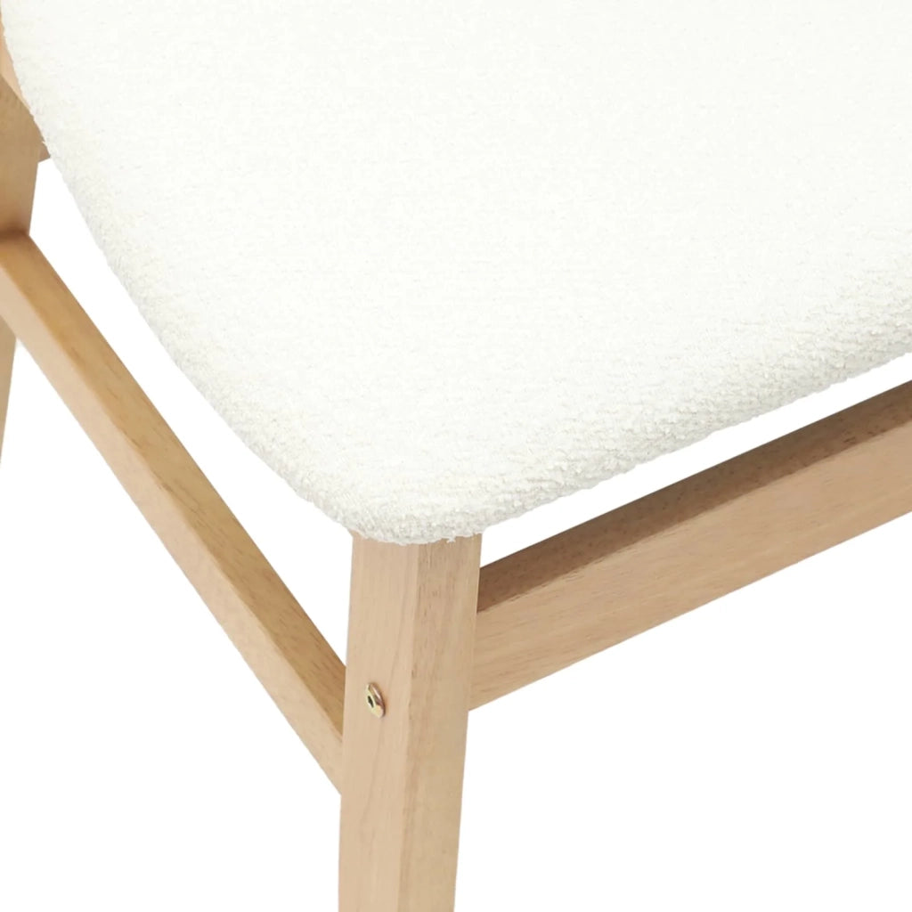 Sedie da pranzo 2 pcs Naturale 42 x 47.5 x 81 cm