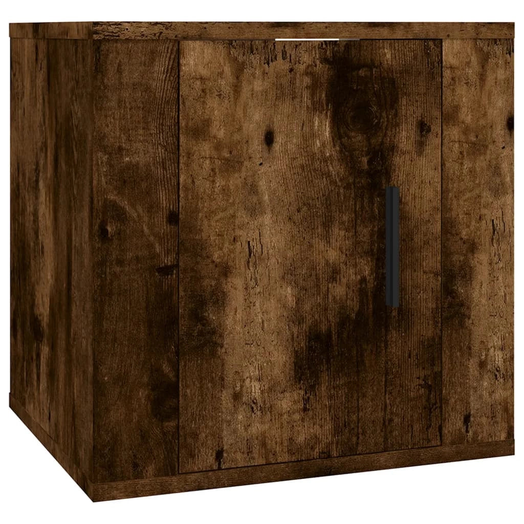 Set di mobili da 3 pezzi tra cui armadio credenza mobile TV soggiorno/camera da letto salotto rovere affumicato legno marrone ingegnerizzato 02_0024601