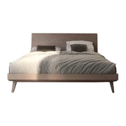 Letto matrimoniale in legno moderno testata legno l.170 p.211 h.99 - Mobili 2G