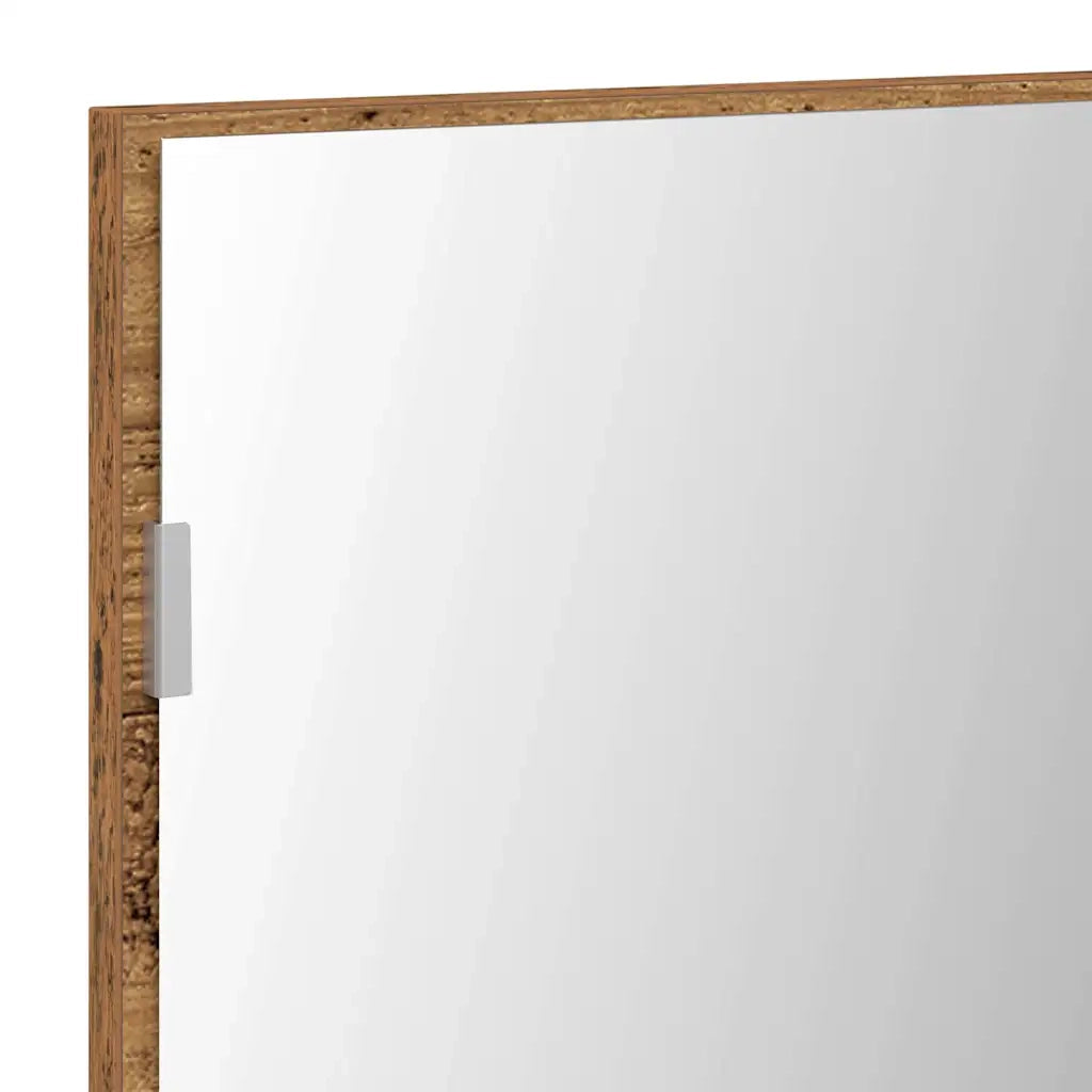 Specchio-Specchio per Bagno Legno vecchio 80 x 37 cm Vetro e Legno Ingegnerizzato